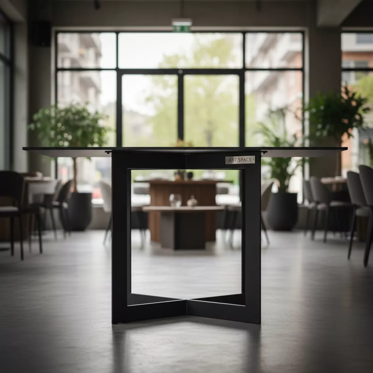 Аренда Подстолье PH80 черное в ресторане «Sanremo» — ART SPACE