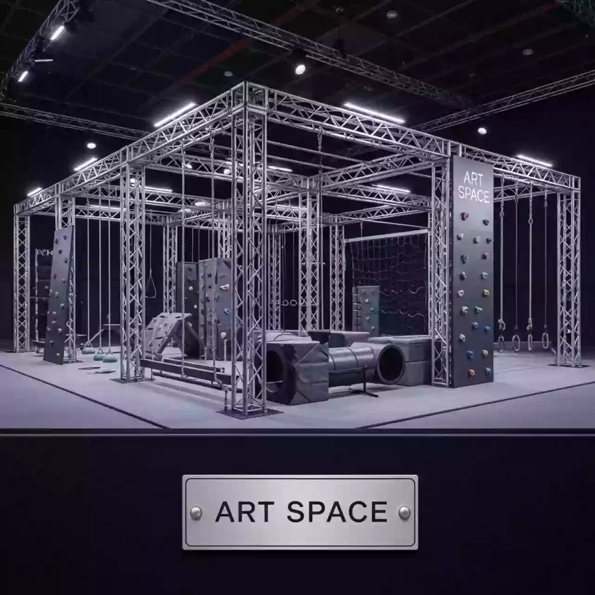 Аренда Полоса препятствий "Армейская" на теплоходе «Дагомыс» — ART SPACE