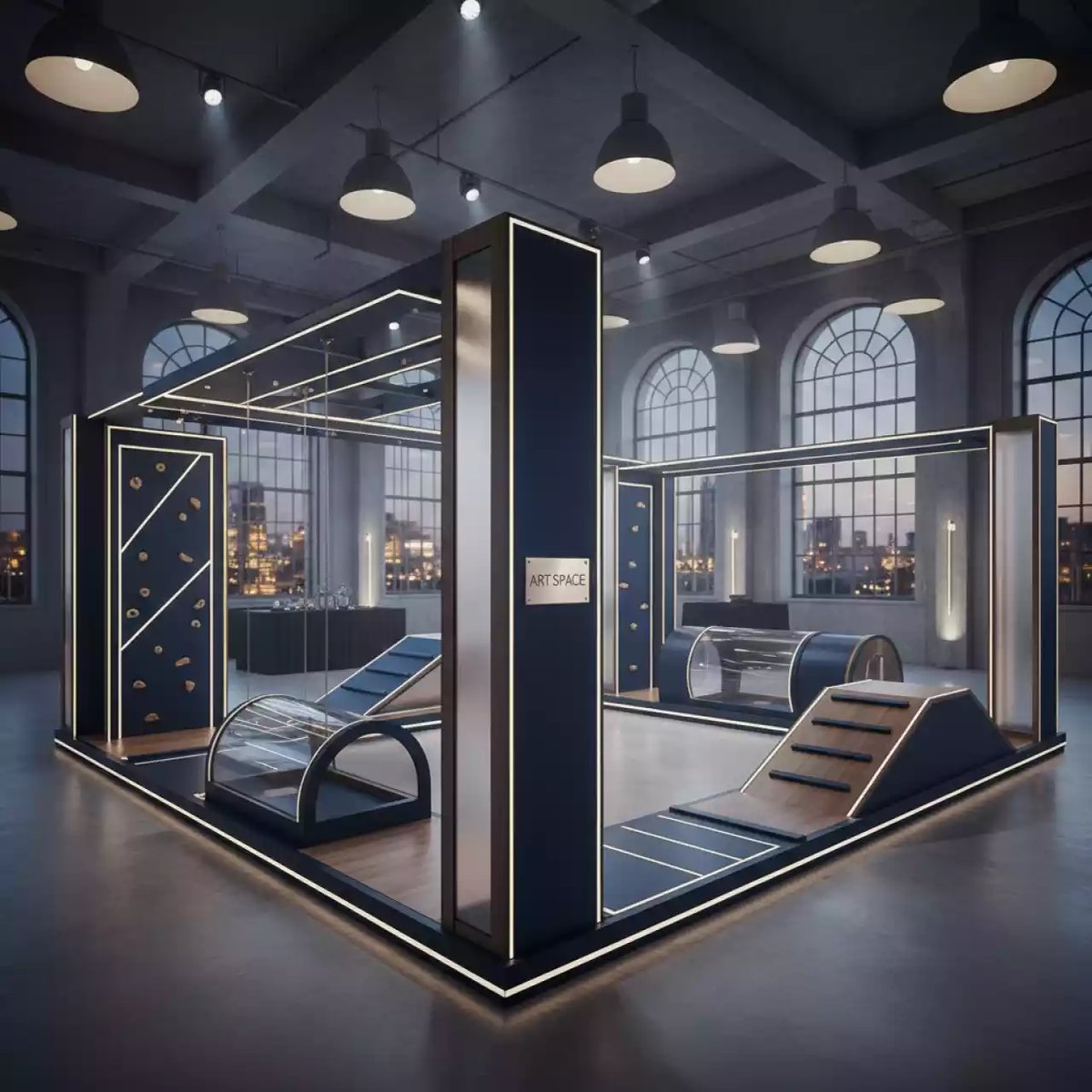 Аренда Полоса препятствий Москва в Bridge Resort — ART SPACE