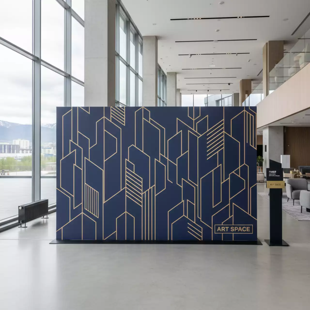 Аренда Пресс волл 3x2,5 м в Поляна 1389 Отель и Спа — ART SPACE