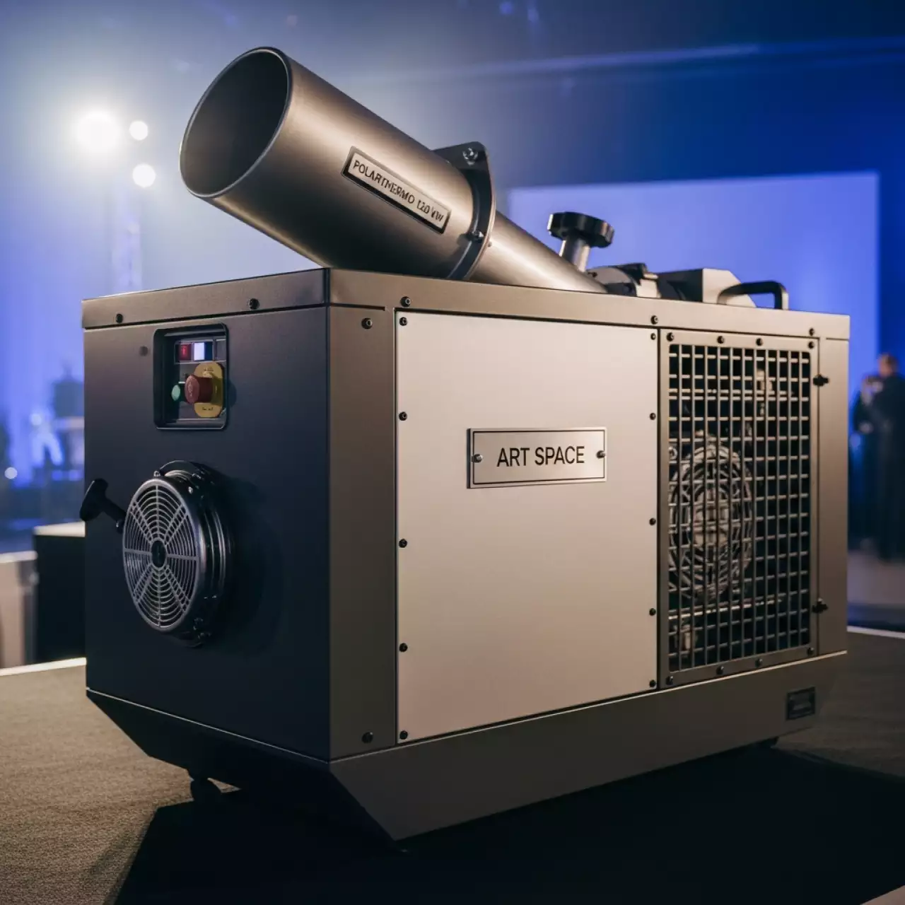Аренда Пушка тепловая дизельная Polarthermo 120 кВт в отеле «Богатырь» — ART SPACE