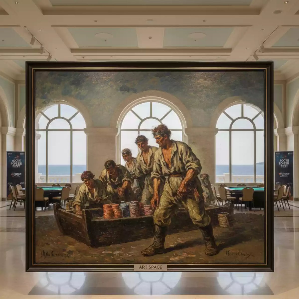 Аренда Репродукция картины Репин Илья № 01 в зале «Чайка» (Морпорт) — ART SPACE