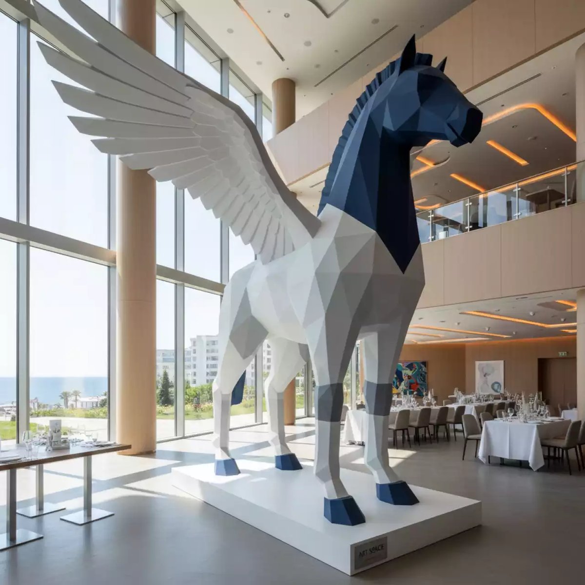 Аренда Ростовая фигура гиппогриф в Cosmos Sochi Hotel — ART SPACE