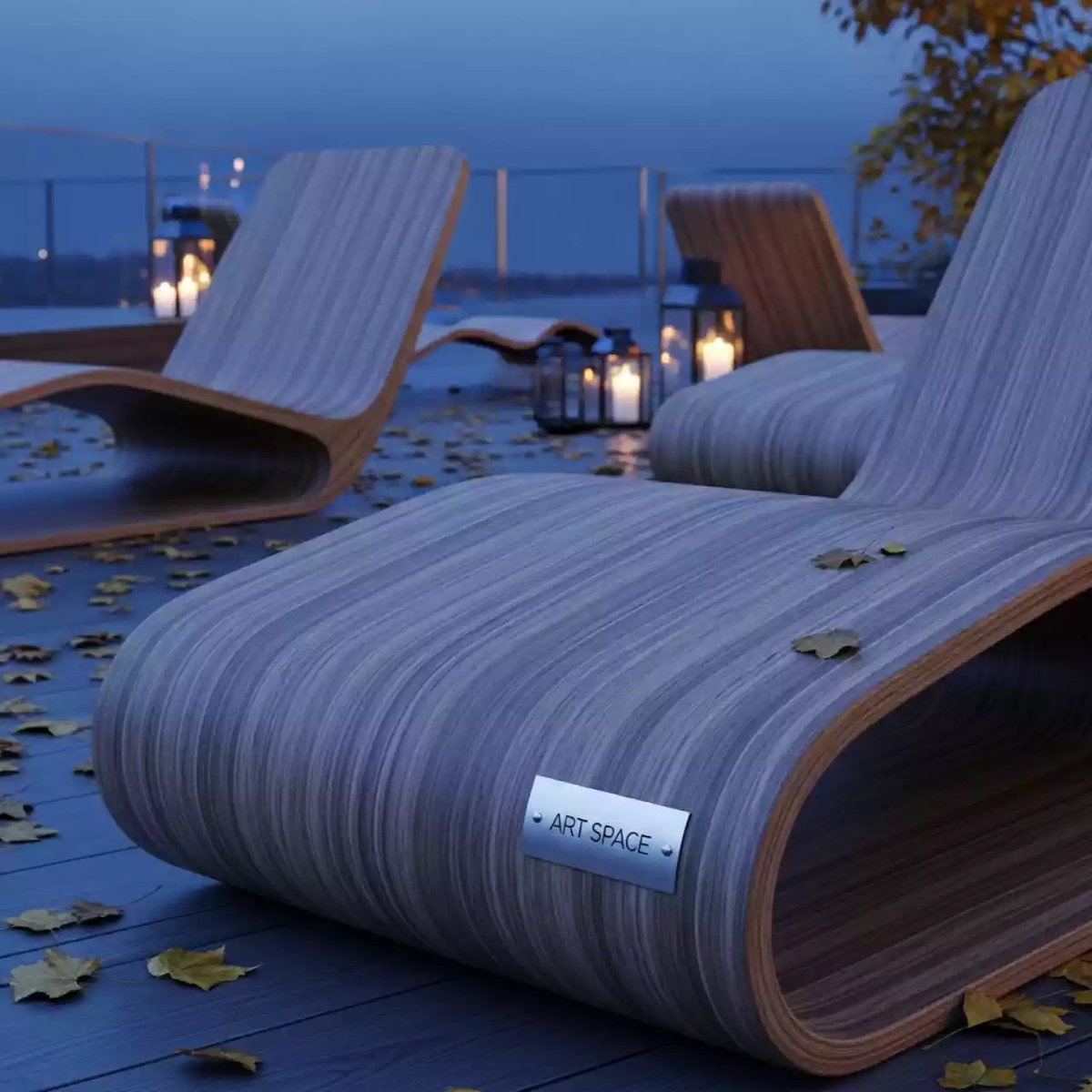 Аренда Садовая мебель из дерева Mali lounge