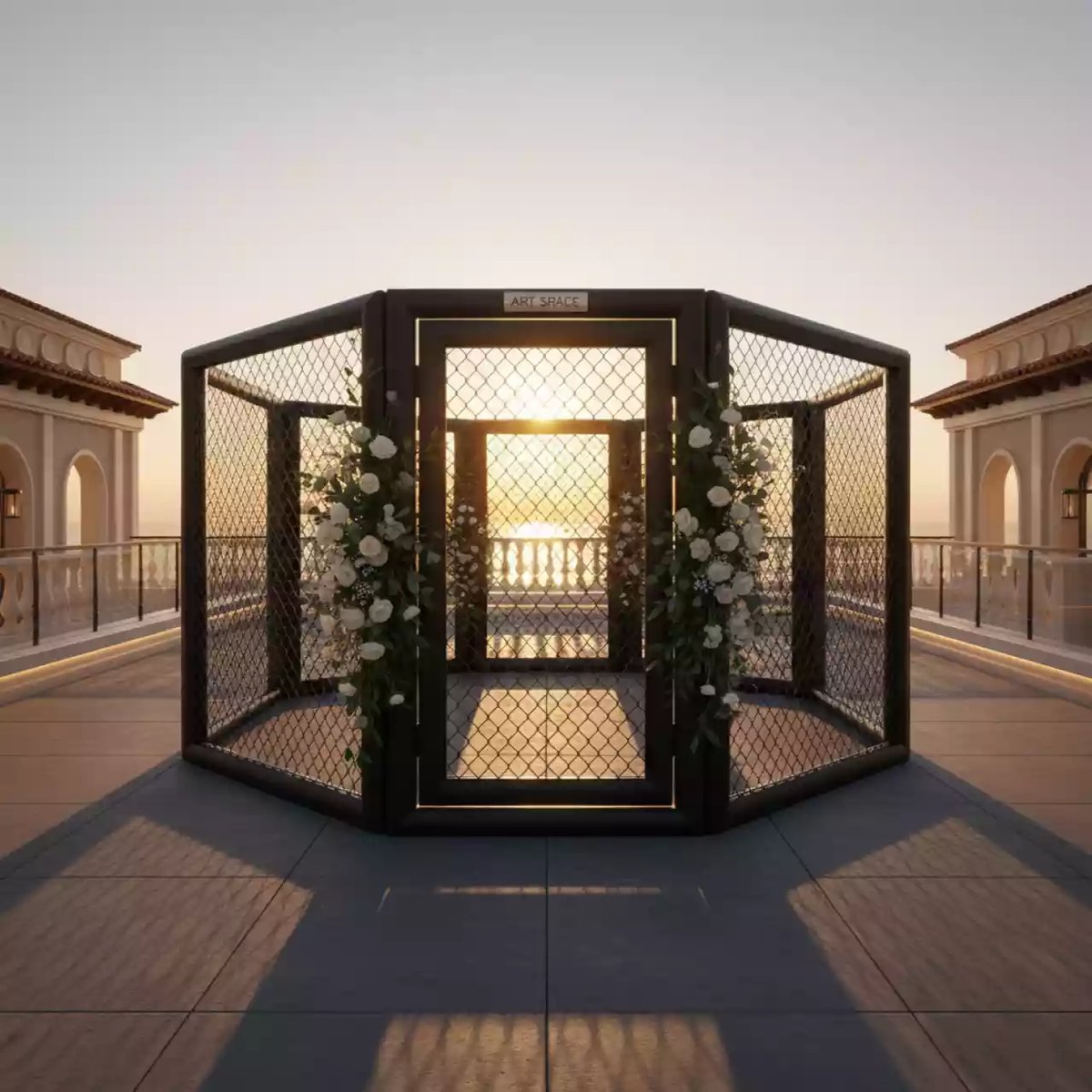 Аренда Сетка октагона разборная в Grand Karat Sochi — ART SPACE