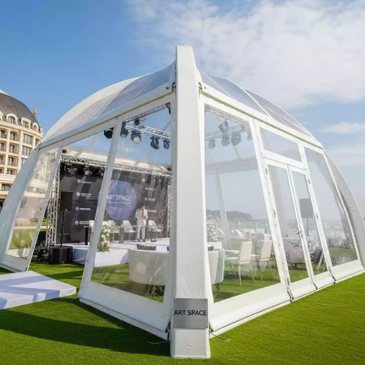 Аренда Шатер арочный Гексагональ 360 м²
