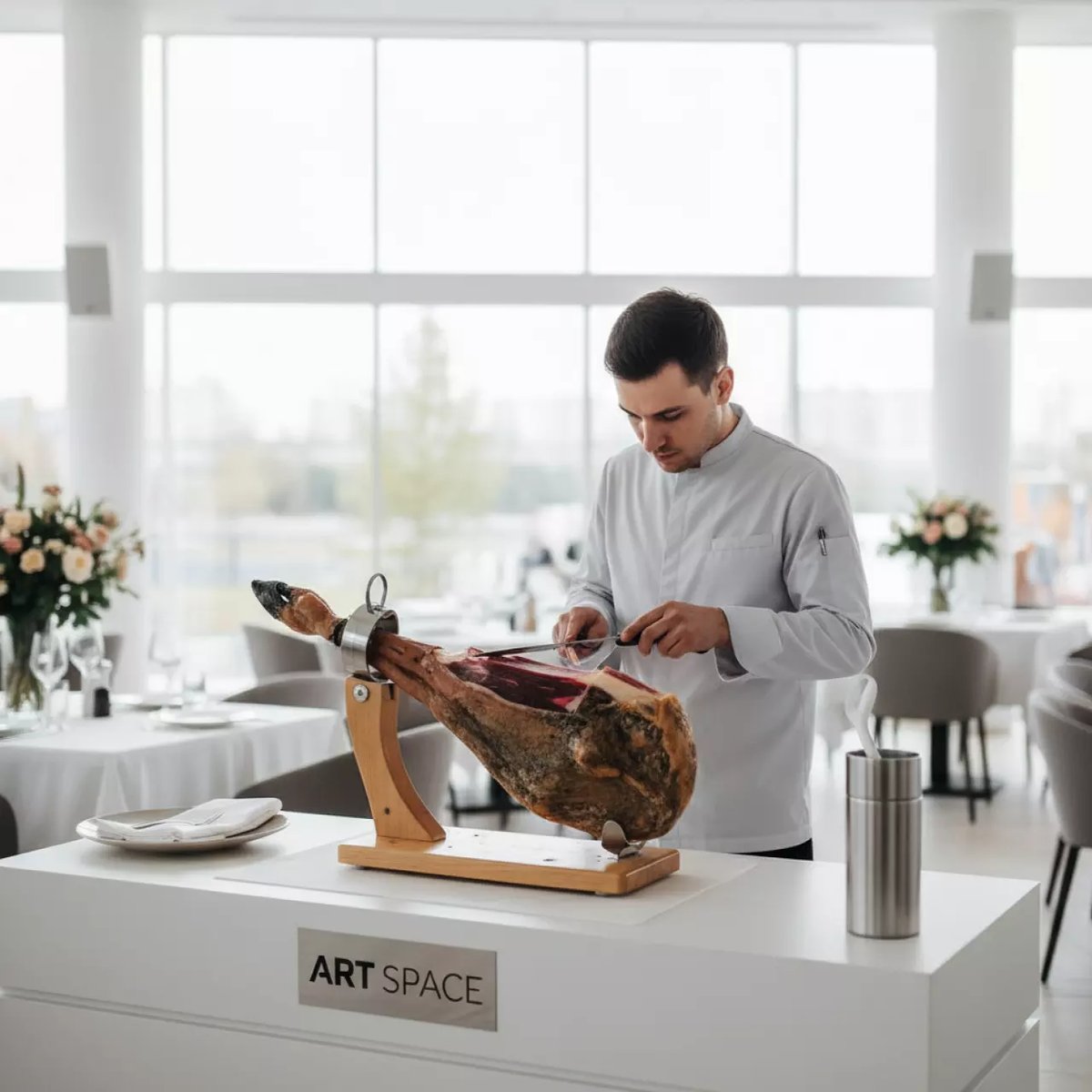 Аренда Станция кулинарная хамон в ресторане «Паруса» — ART SPACE