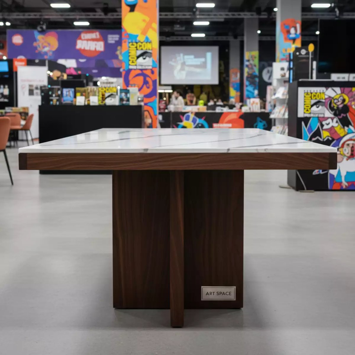Аренда Стол CA Wenge Statuario MN01 80х80 дерево венге