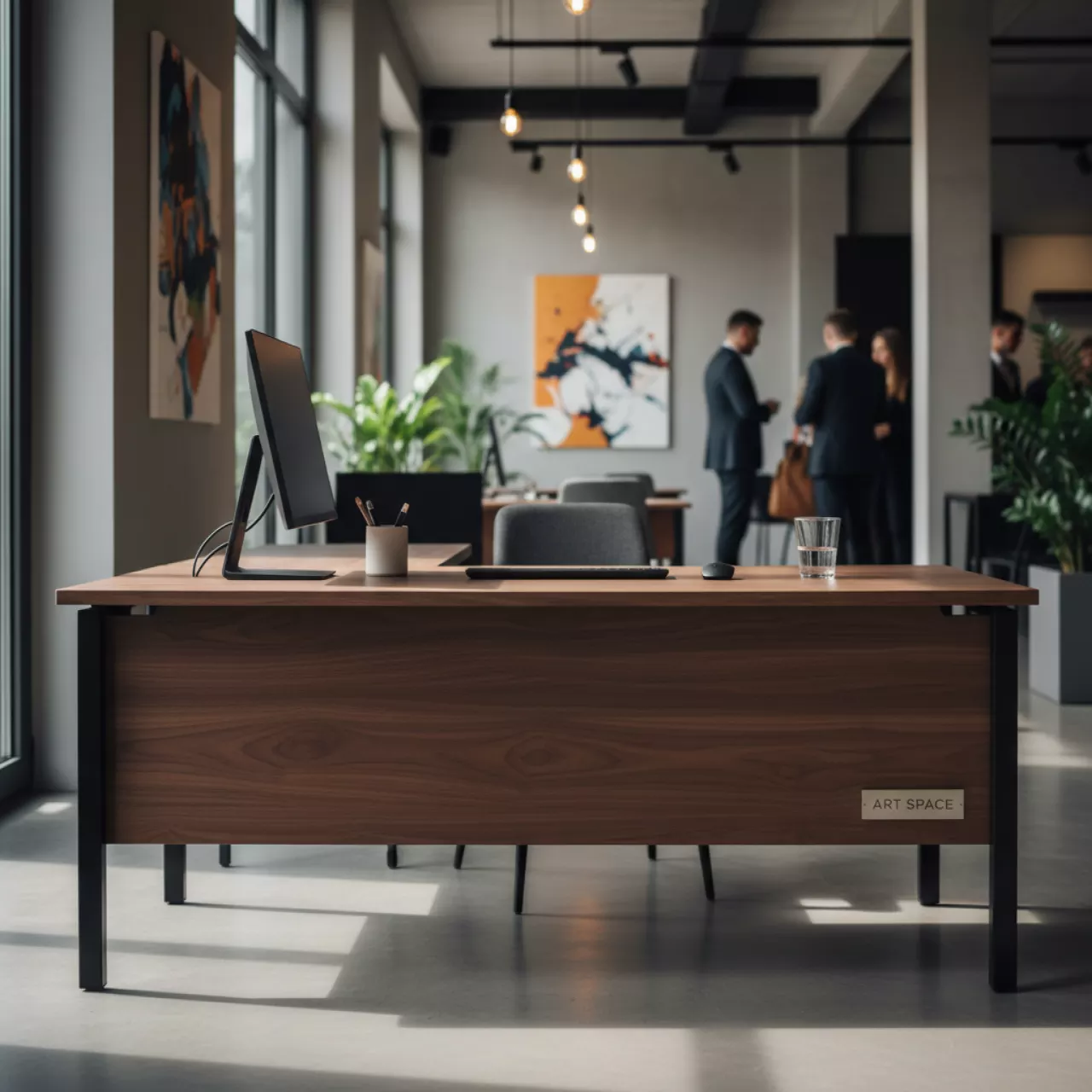 Аренда Стол компактный левый орех 140х120 в Sport Inn Hotel & Wellness — ART SPACE