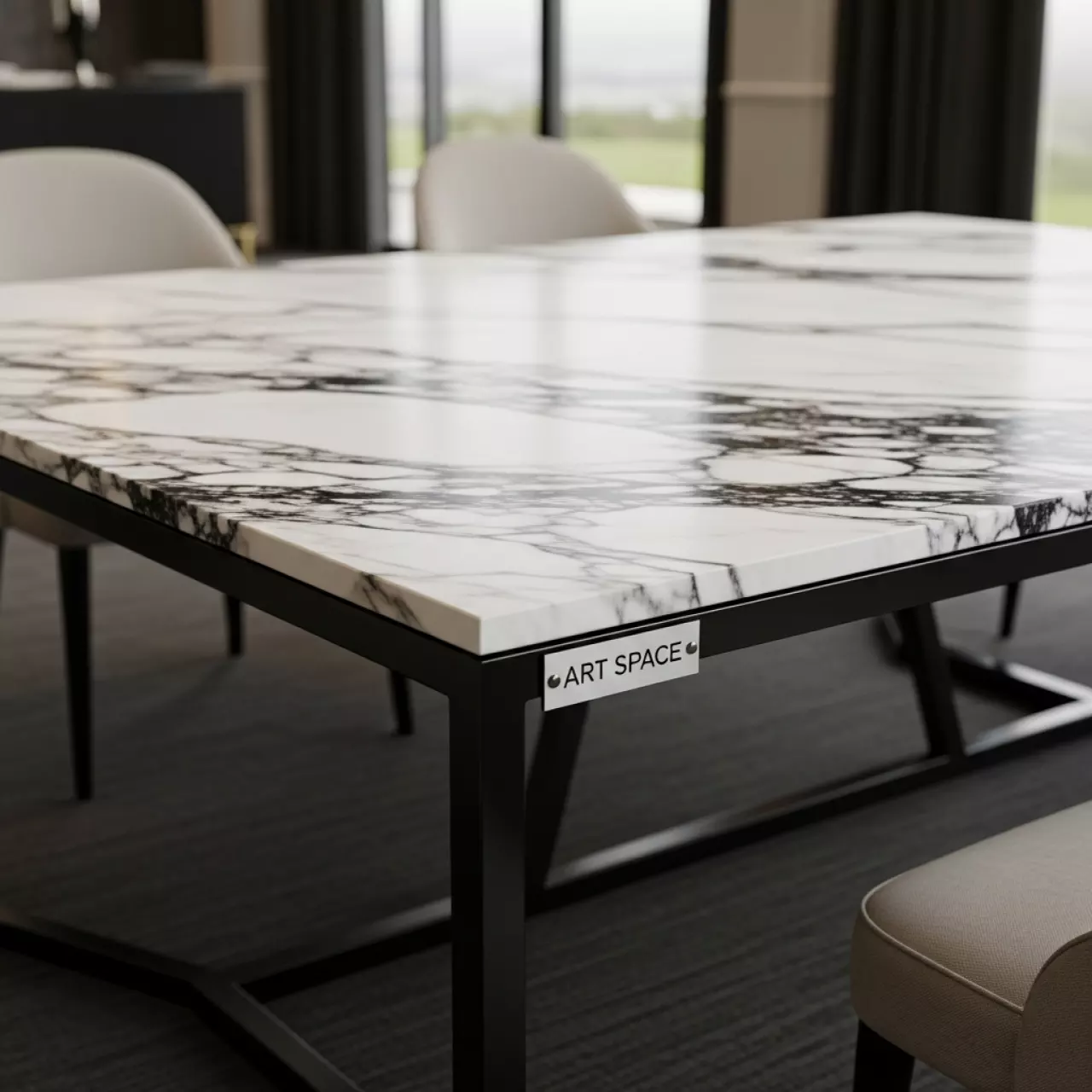 Аренда Стол Motus white black мрамор в Swissôtel Resort Sochi Kamelia — ART SPACE