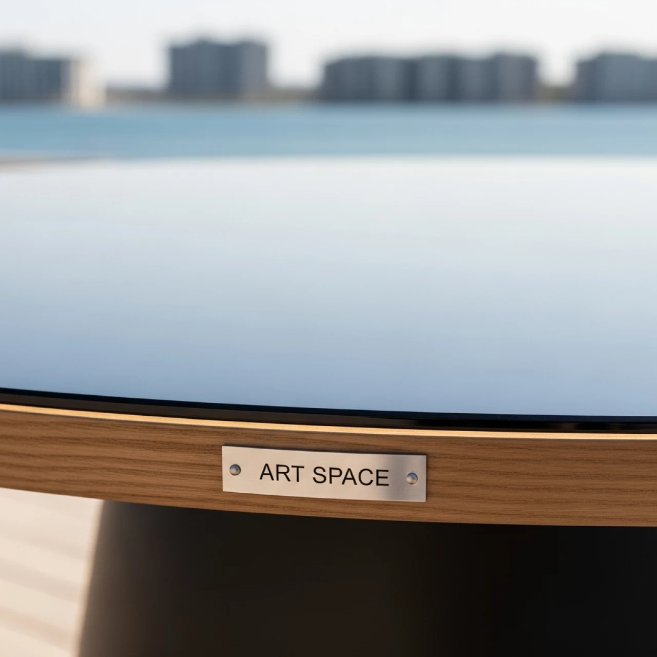 Аренда Столешница круглая Piano Laminato диаметр 80 см в пляжном комплексе VinoGrad — ART SPACE