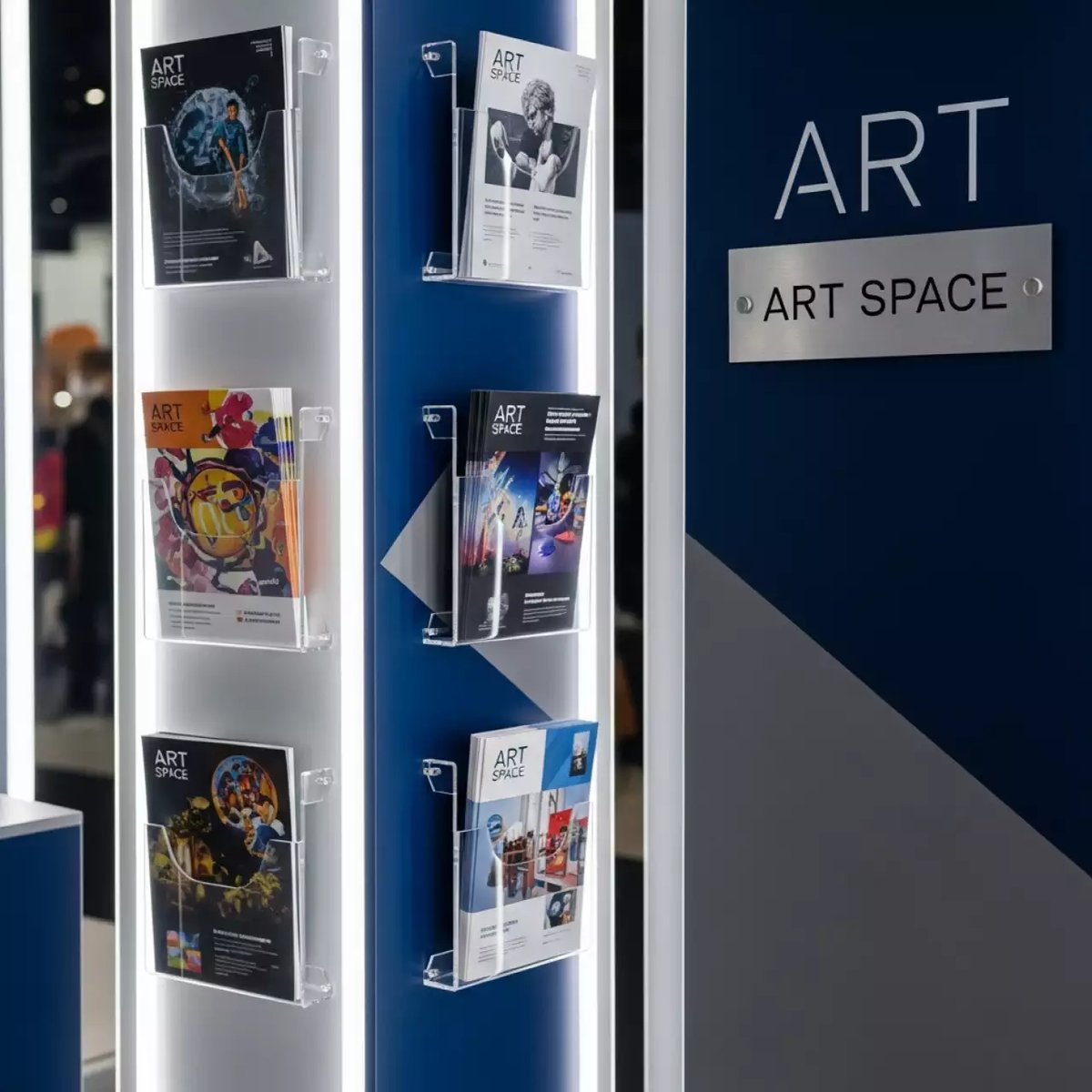 Аренда Стойка для печатной продукции напольная в Gamma Sirius — ART SPACE