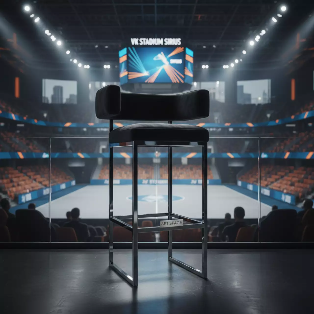 Аренда Стул барный Оникс черный Н D в VK Stadium Sirius