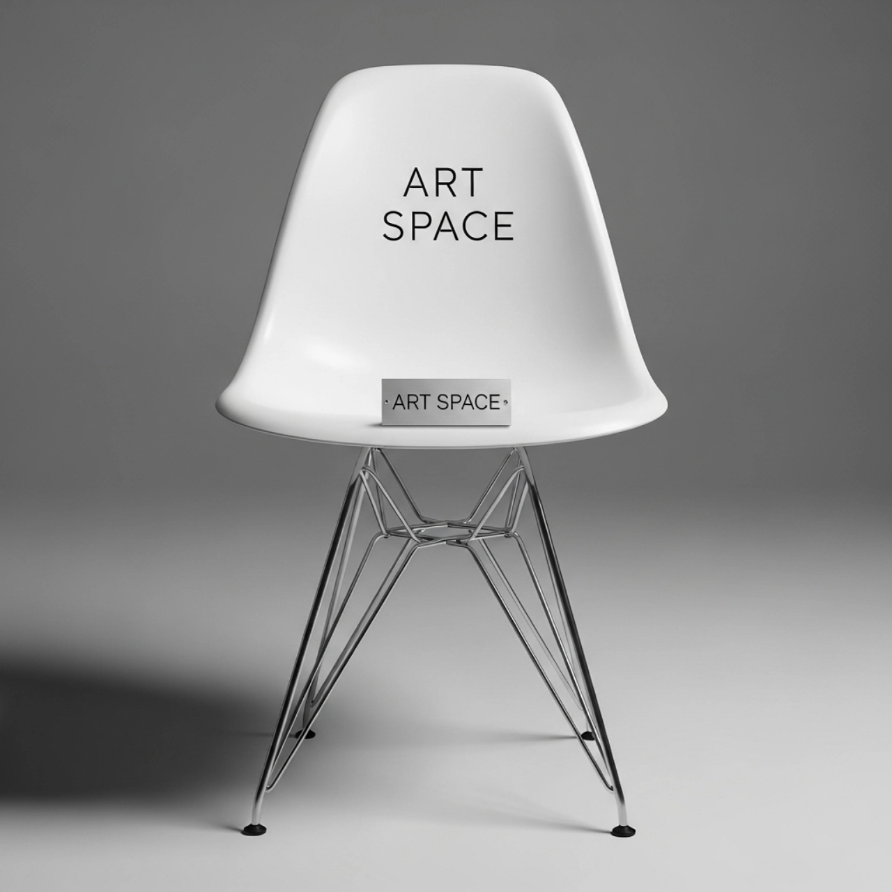 Аренда Стул Eames металл белый