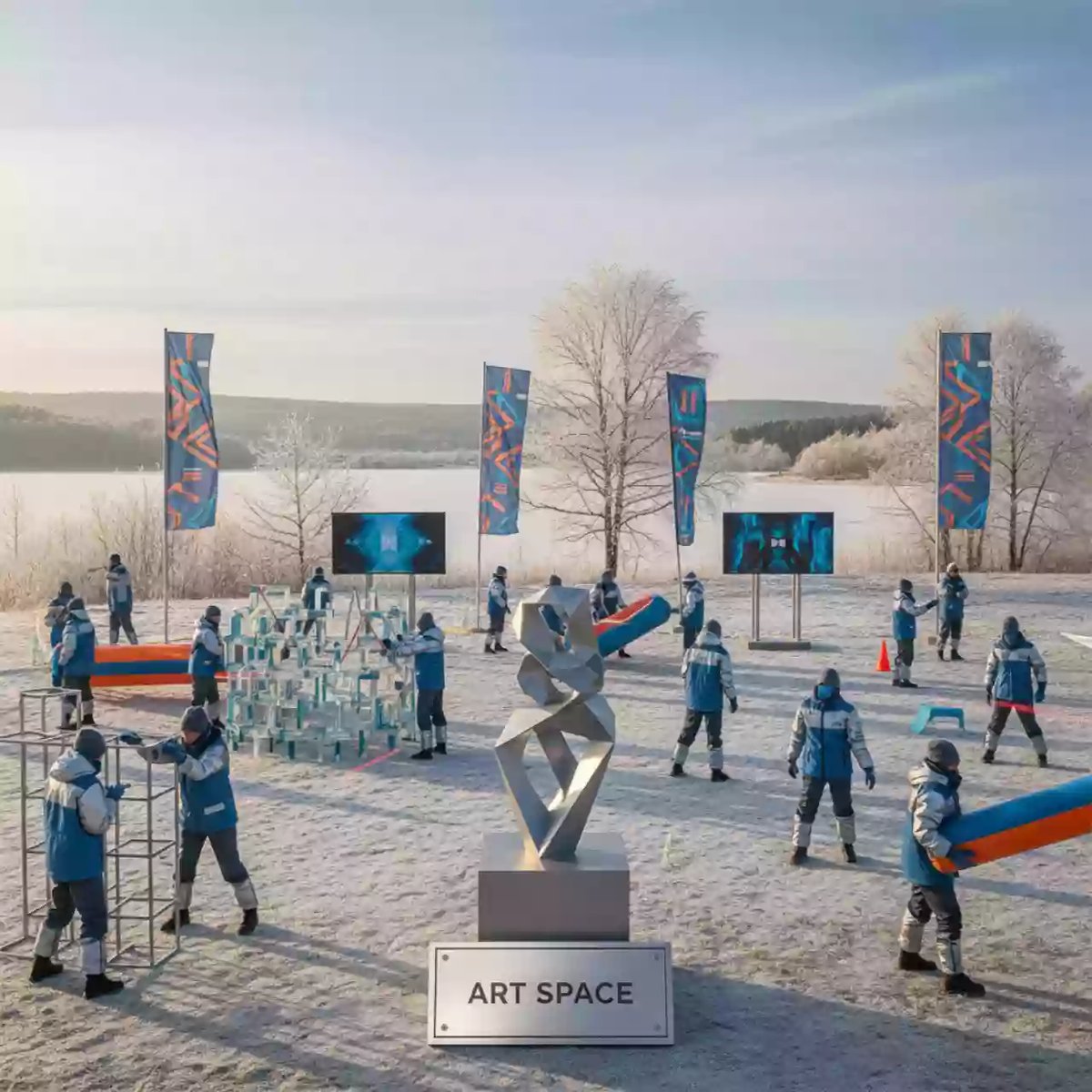 Аренда Тимбилдинг на морозе в Маринс Парк Отеле — ART SPACE
