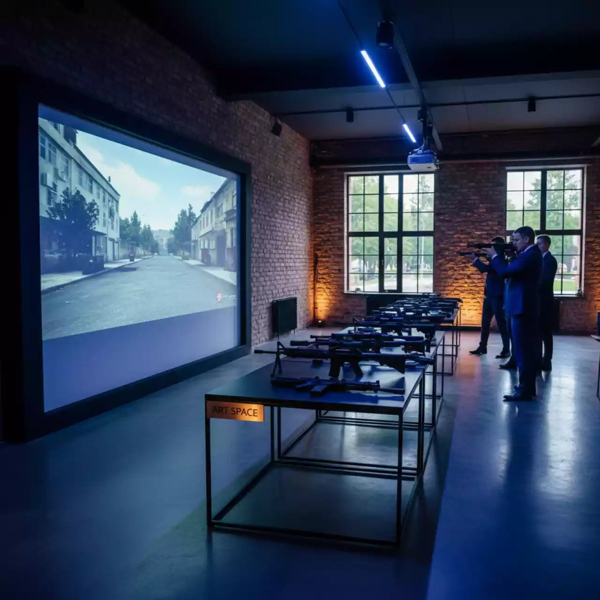 Аренда Тир военный интерактивный в парке «Ривьера» — ART SPACE