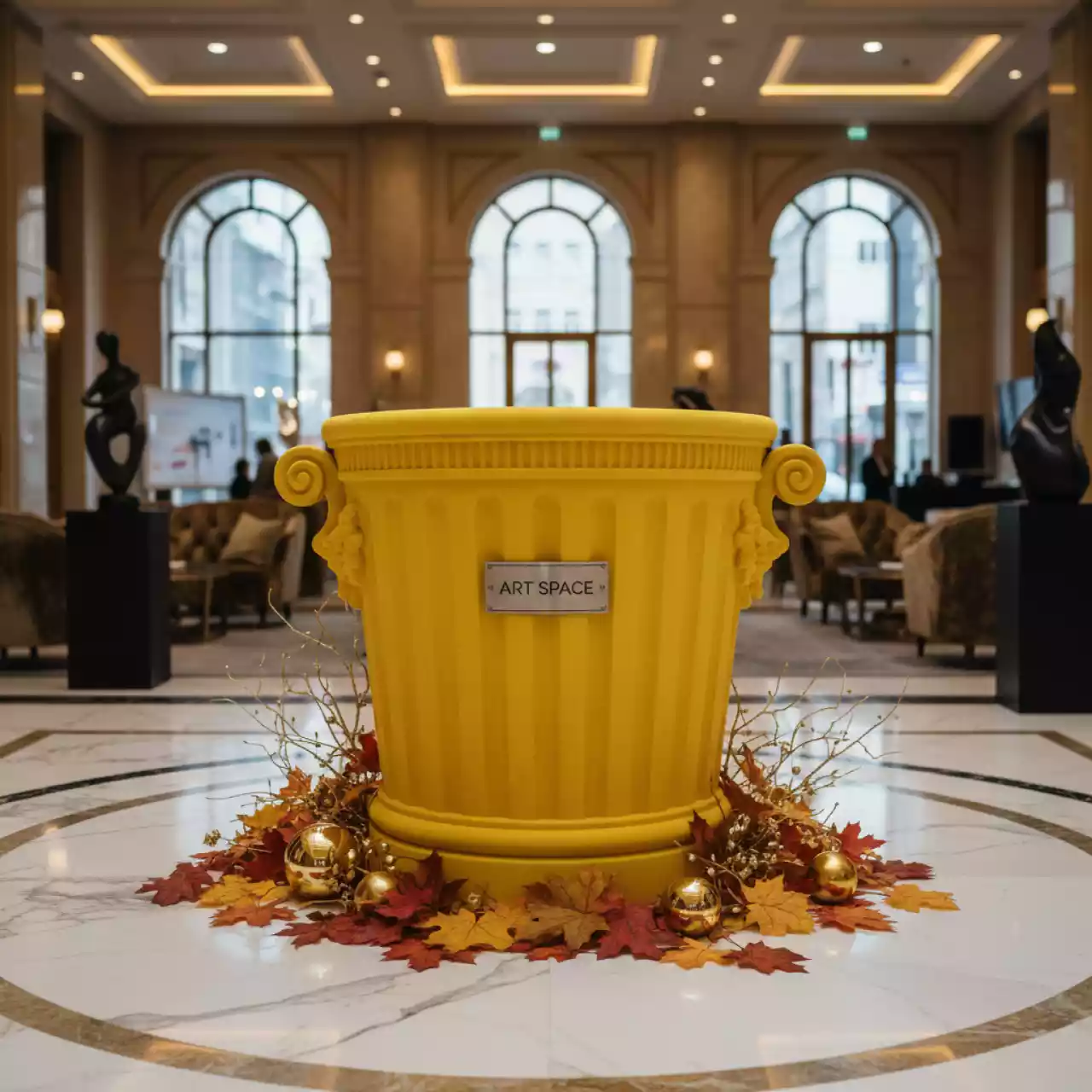 Аренда Ведро желтое в Radisson Collection Paradise — ART SPACE