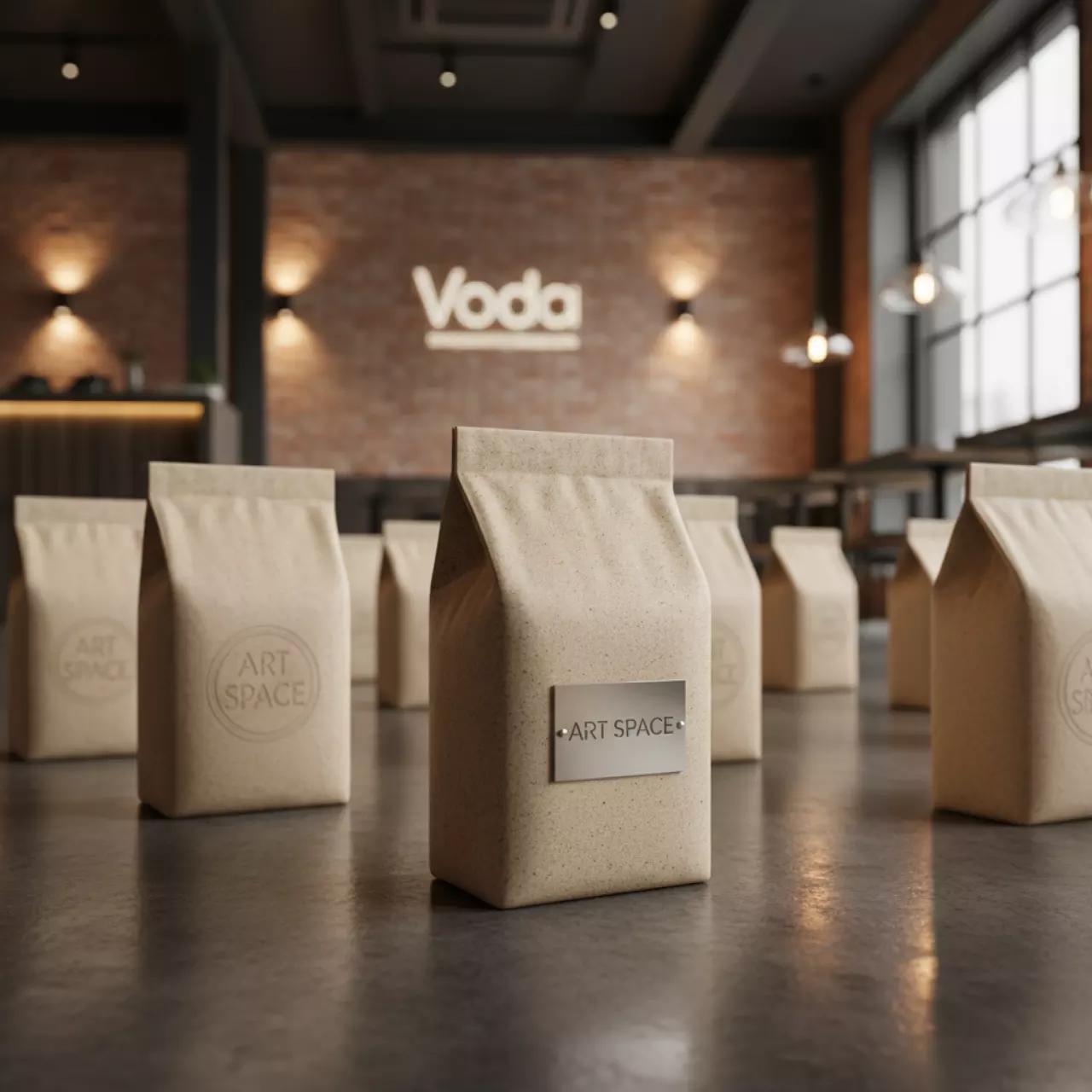 Аренда Затирки для швов плитки в пакетах в ресторане «Voda» — ART SPACE