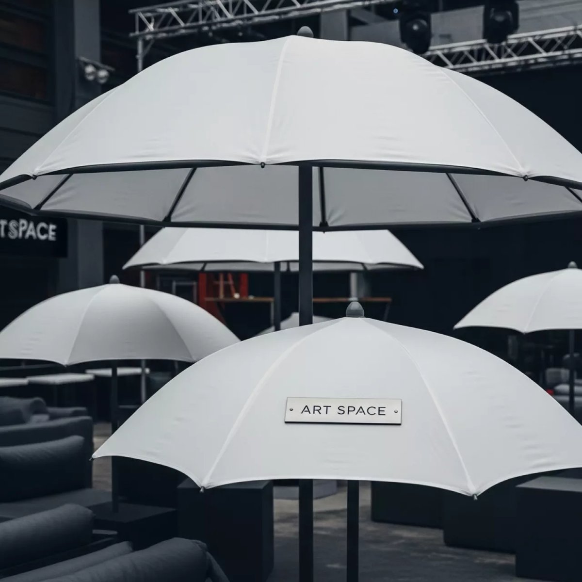 Аренда Зонт с белым куполом 2,7 м в Skypark Sochi — ART SPACE