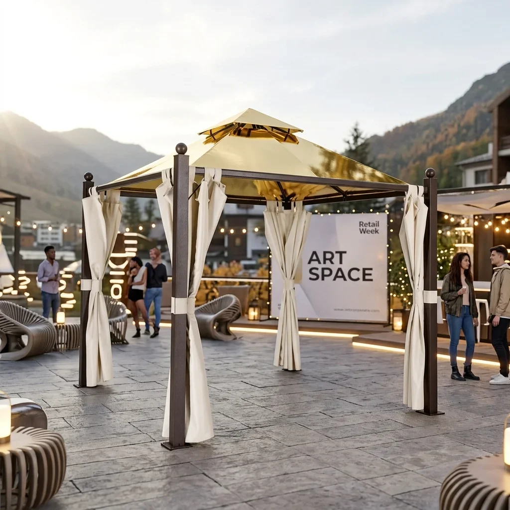 Аренда шатра 3х3 м Сочи: прокат в Golden Tulip от ART SPACE