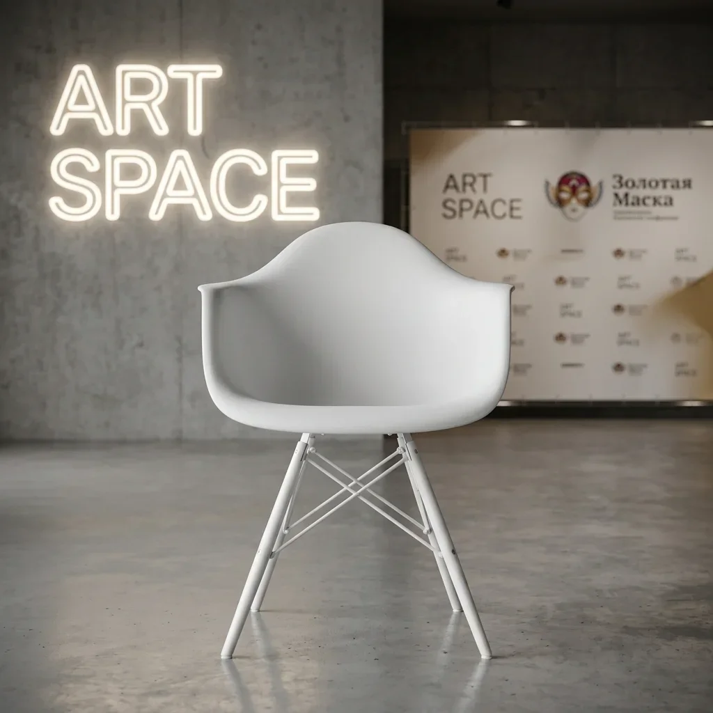 Аренда белого стула Eames