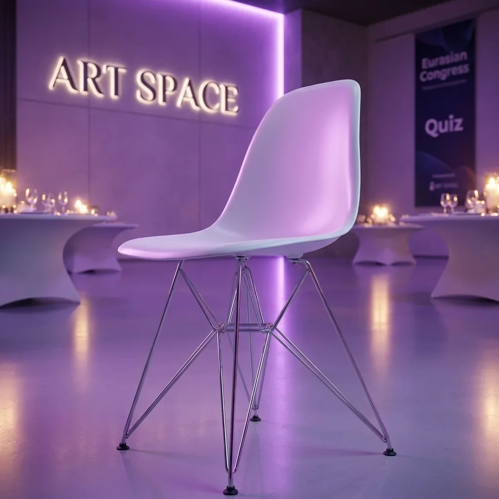 Аренда белого стула Eames