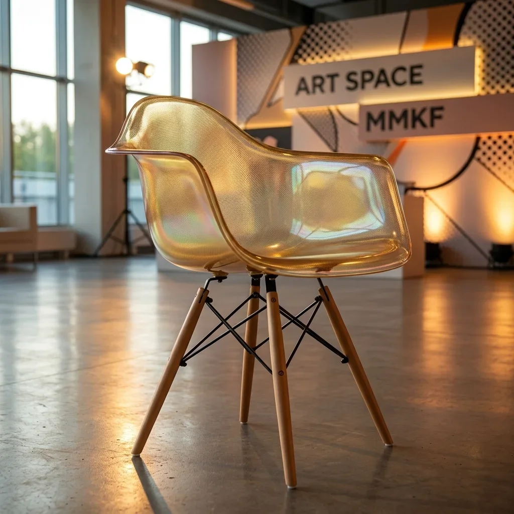 Аренда черного стула Eames DAW