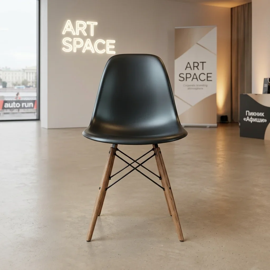 Аренда черного стула Eames Style