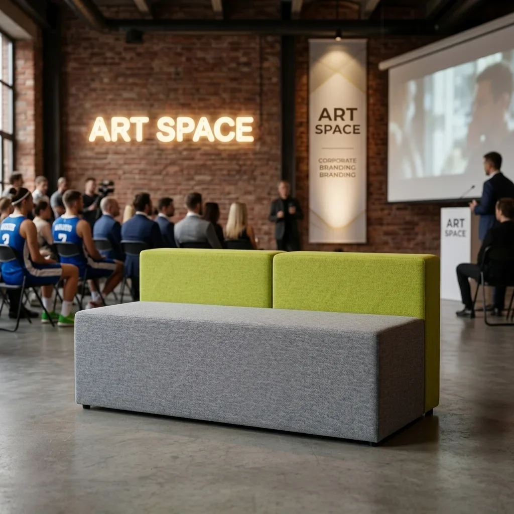 Аренда дивана Block Lime— заказать в ART SPACE