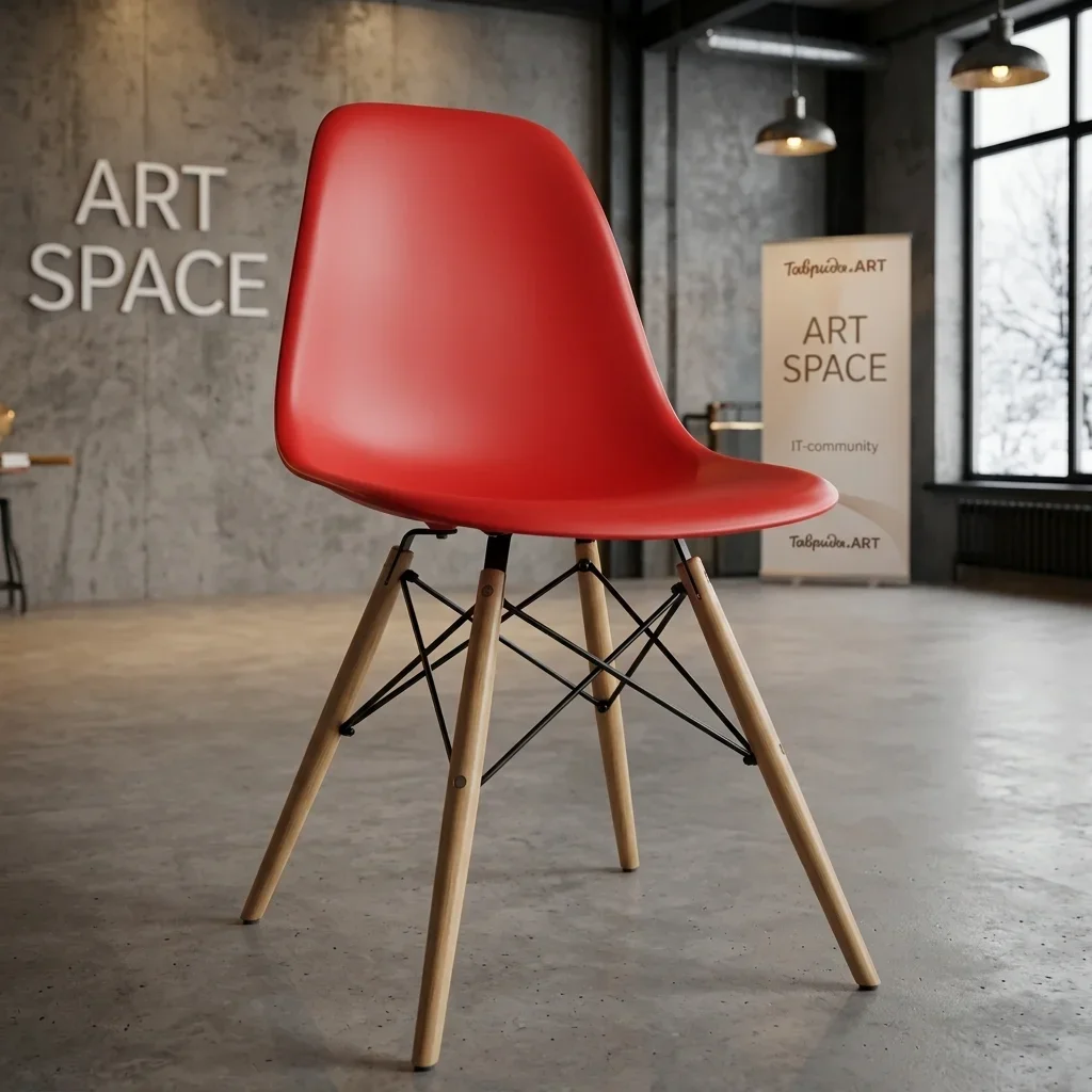 Аренда красного стула Eames Style
