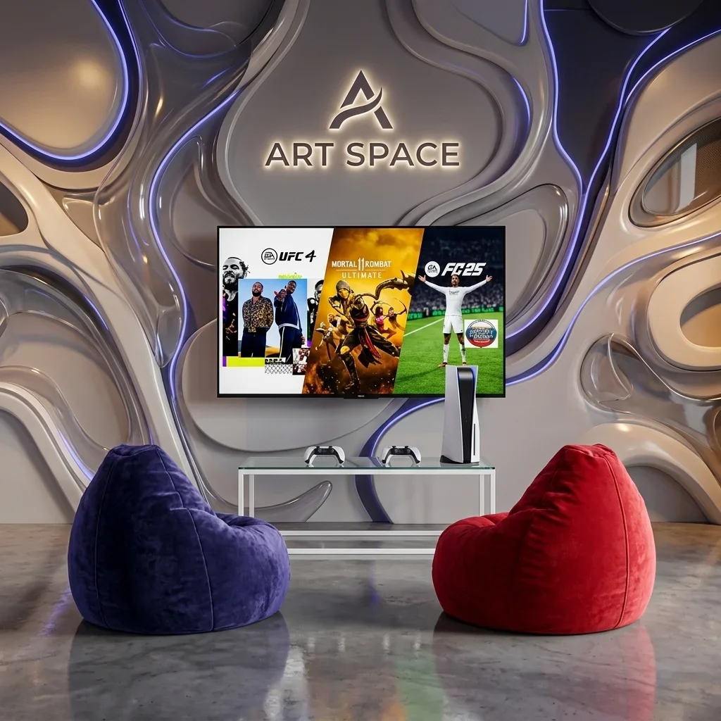 Аренда Playstation 5 с телевизором и мягкой мебелью