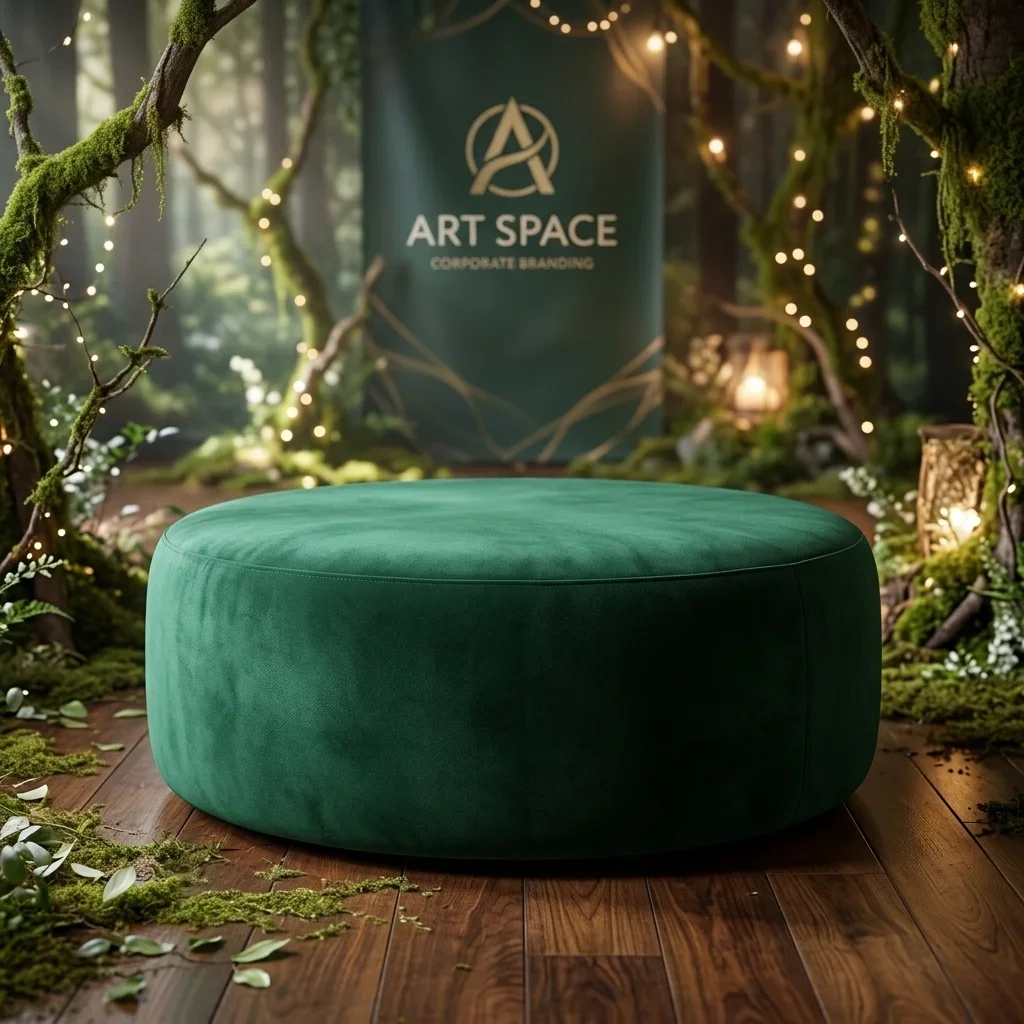 Аренда пуфа Brighton Green— заказать в ART SPACE
