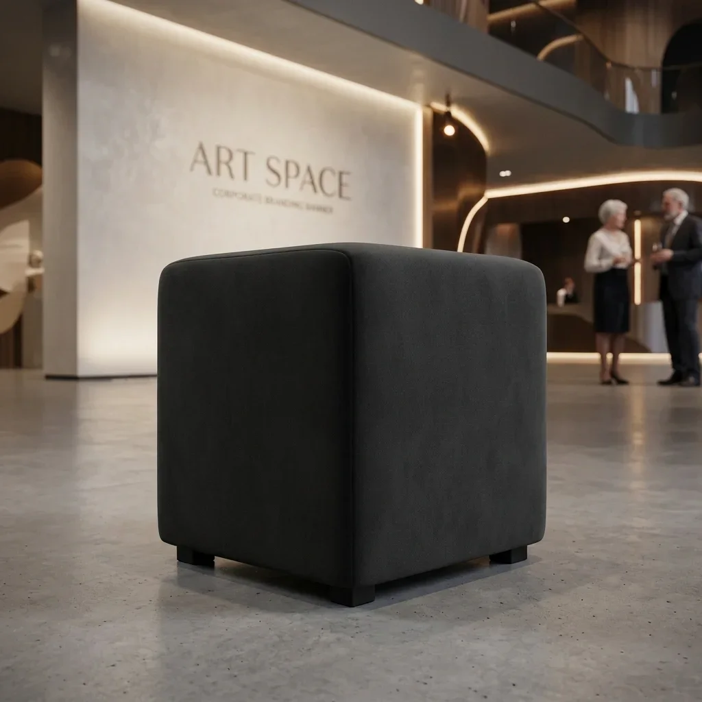 Аренда пуфа Cube Graphite